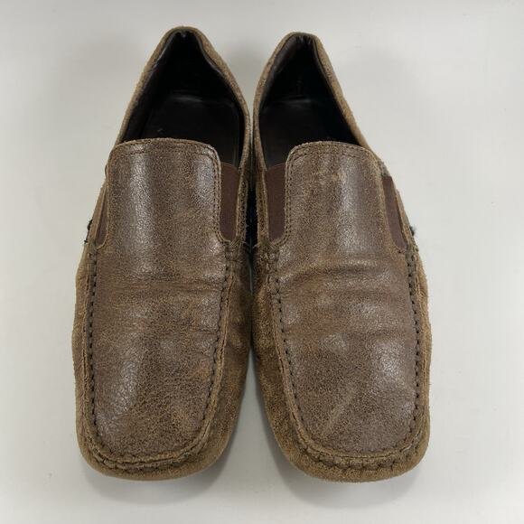Tod’s Slip On Loafer Driving Shoes Driver Mens Size 8 Brown Leather Casual main image 8